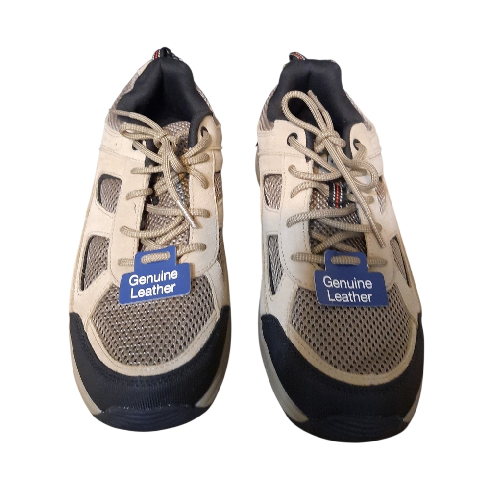 Men's Tan and Black Shoes NWT 9.5 George